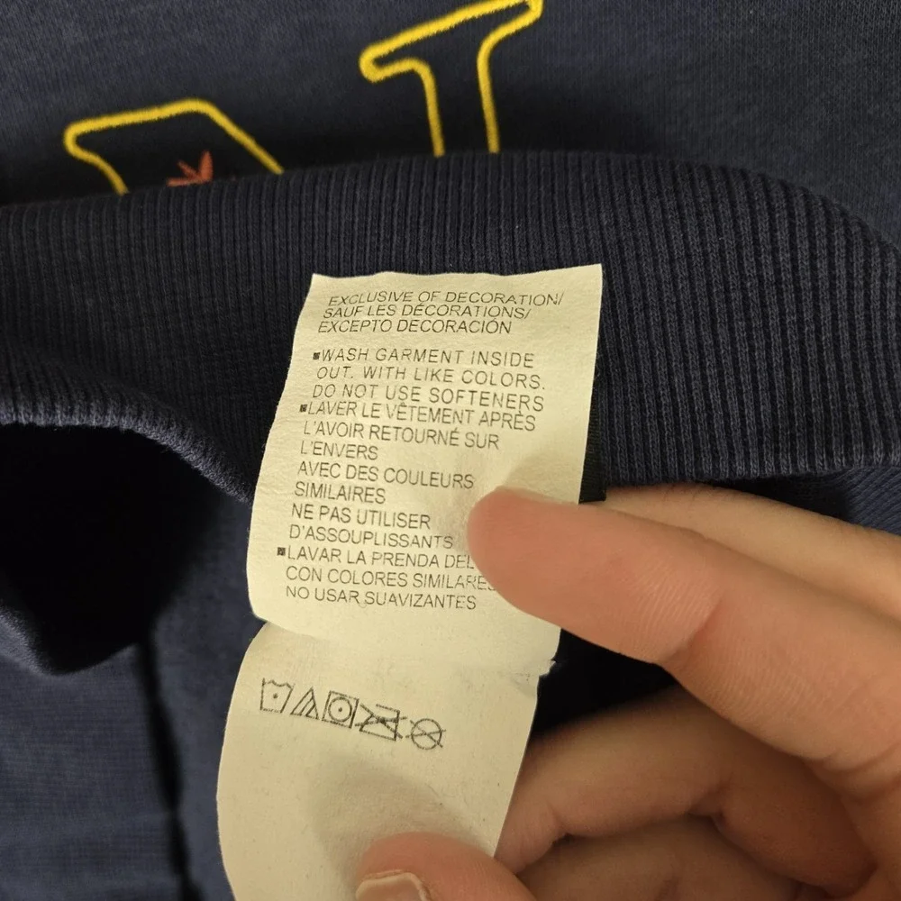 Under Armour Project Rock Hoodie Mens Small Blue Iron Paradise Bull Logo 1380115